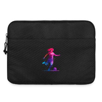 Football, Football, Football, Football, Femme haute en couleur - Sacoche pour ordinateur portable 15 pouces - noir - Devant