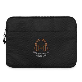 Entraînement introverti, Calme - Sacoche pour ordinateur portable 15 pouces - noir - Devant