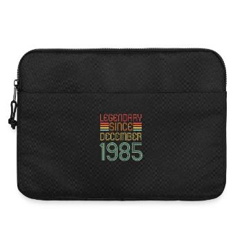Legendary since December 1985, Retro, Birthday - Laptop bag 15" - black - Front