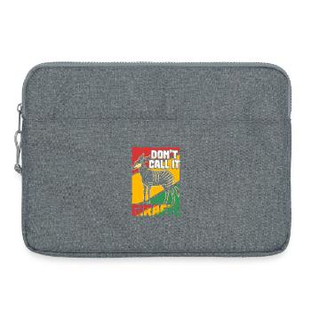 Okapi Animal - Laptop bag 15" - heather grey - Front