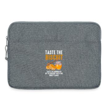 Goûtez le biscuit au miel - Sacoche pour ordinateur portable 15 pouces - gris chiné - Devant