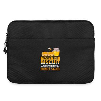 Taste the Biscuit with Honey Sauce - Laptop bag 15" - black - Front