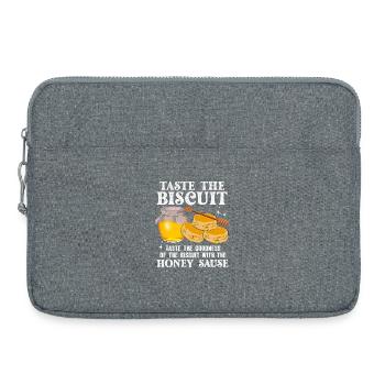 Délice de biscuit au miel - Sacoche pour ordinateur portable 15 pouces - gris chiné - Devant