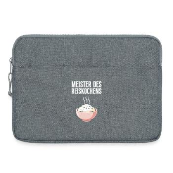 Cuisine MAÎTRE DE LA CUISSON DU RIZ Plaisir - Sacoche pour ordinateur portable 15 pouces - gris chiné - Devant