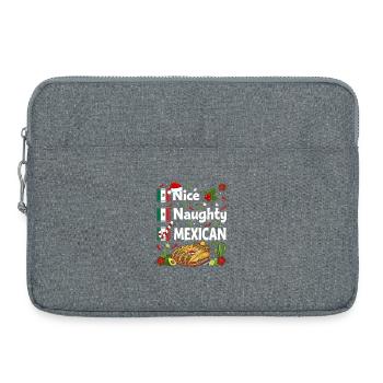 Belle fête mexicaine coquine - Sacoche pour ordinateur portable 15 pouces - gris chiné - Devant