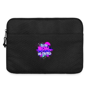 Cityscape - I Am The Cityscape Street Art - Laptop bag 15" - black - Front