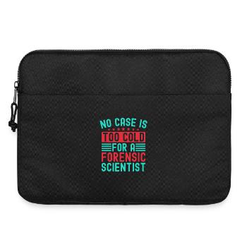 Forensic Science Major No Case Is Too Cold - Laptop bag 15" - black - Front