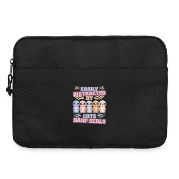 Sattelrobbe Robben - Laptoptasche 15" - Schwarz - Vorne