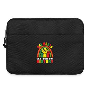 Un mois ne peut pas contenir notre histoire - Histoire noire - Sacoche pour ordinateur portable 15 pouces - noir - Devant