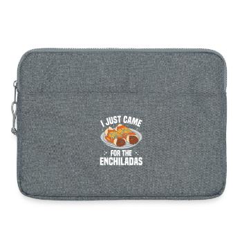 Costume d’enchiladas cuisine mexicaine pour gourmets mexicains - Sacoche pour ordinateur portable 15 pouces - gris chiné - Devant