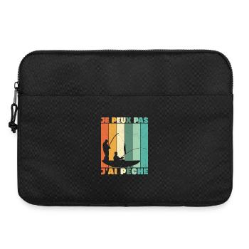 Je Peux Pas J'ai Pêche - Sacoche pour ordinateur portable 15 pouces - noir - Devant