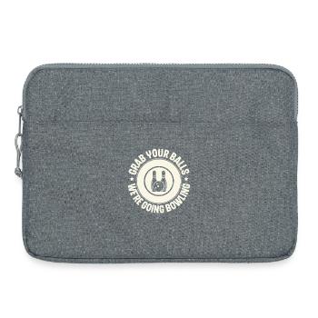 Bowling - Laptoptasche 15" - Grau meliert - Vorne