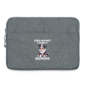 Berger australien propriétaire de chien australien - Sacoche pour ordinateur portable 15 pouces - gris chiné - Devant