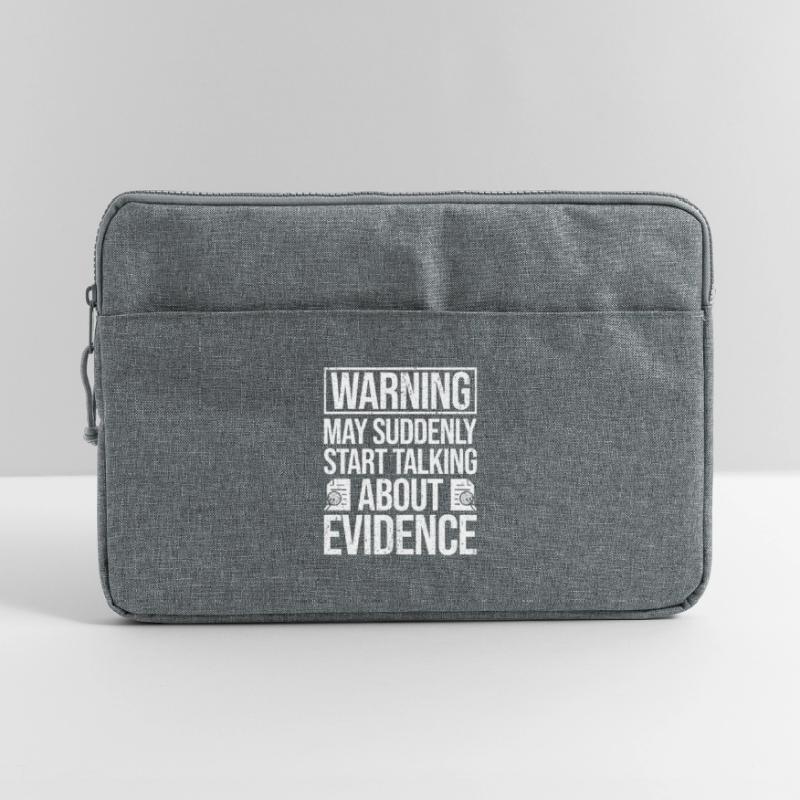 Forensic Analyst Start Talking About Evidence Laptop bag 15"