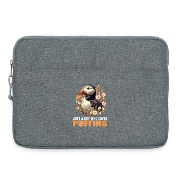 Puffin Papageientaucher - Laptoptasche 15" - Grau meliert - Vorne