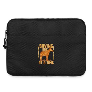 Okapi Tier Saving One Stripe At A time - Laptop bag 15" - black - Front