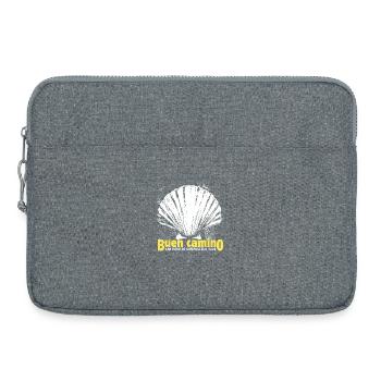 Buen Camino 2026 | Jakobsweg, Pilger, Santiago - Laptoptasche 15" - Grau meliert - Vorne
