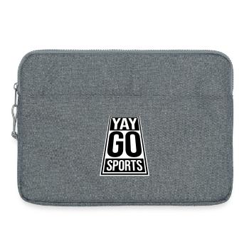 Yay Go Sports Sarkastisch Lustig Anti Sport Humor - Laptoptasche 15" - Grau meliert - Vorne