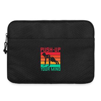 Fitness Fanatics Push-Up Your Mind Calisthenics - Laptoptasche 15" - Schwarz - Vorne