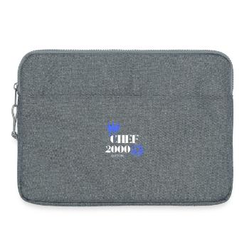 Chef Edition 2000 25th Birthday Saying - Laptop bag 15" - heather grey - Front
