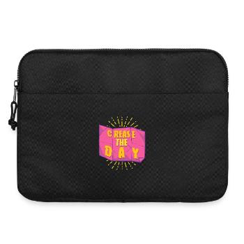 Plissement origami The Day - Sacoche pour ordinateur portable 15 pouces - noir - Devant