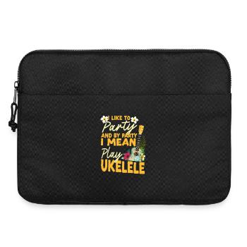 Hawaiian Ukulele Uke I Like To - Laptop bag 15" - black - Front
