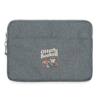 Der Leser-Otter - Laptoptasche 15" - Grau meliert - Vorne