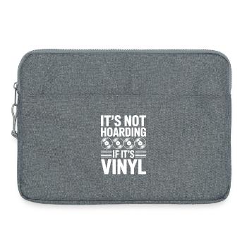 Vinyl Saying Vinyl Records Funny Vinyl Gift - Laptop bag 15" - heather grey - Front