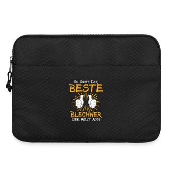 Blechner Geschenkidee - Laptoptasche 15" - Schwarz - Vorne