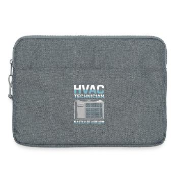 Technicien CVC Technologie de Refroidissement Professionnels des Hommes Cadeaux - Sacoche pour ordinateur portable 15 pouces - gris chiné - Devant