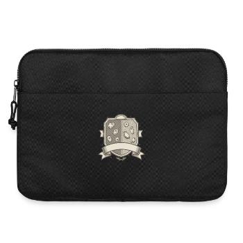 Felskletter-Wappen-Abzeichen-Design-Schild - Laptoptasche 15" - Schwarz - Vorne
