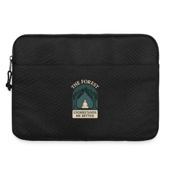Remise à zéro mentale, Forest Walk Overthinker - Sacoche pour ordinateur portable 15 pouces - noir - Devant