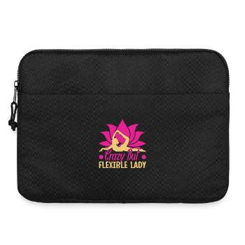 Yoga Folle Mais Flexible Femme Drôle Yoga - Sacoche pour ordinateur portable 15 pouces - noir - Devant