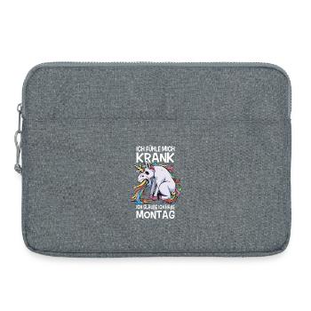 Ironie Dictons ironiques Drôle de Râle du matin - Sacoche pour ordinateur portable 15 pouces - gris chiné - Devant
