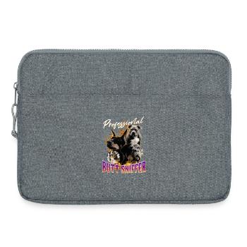 Unwearable Bootleg Professional Butt Sniffer - Laptop bag 15" - heather grey - Front