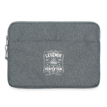 59e anniversaire Millésime décembre 1966 - Sacoche pour ordinateur portable 15 pouces - gris chiné - Devant