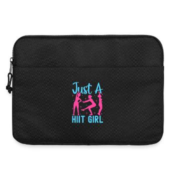 Fitness Fanatics Just A Hiit Girl Calisthenics Gym - Laptoptasche 15" - Schwarz - Vorne