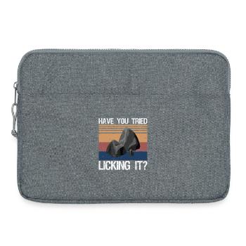 Drôle Geology Gift Vêtements lapidaires Collectionneur de pierres - Sacoche pour ordinateur portable 15 pouces - gris chiné - Devant