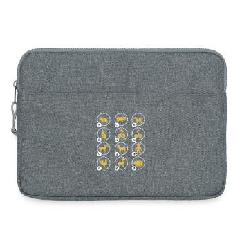 Chinese New Year Chinese Zodiac Animal Horoscope - Laptop bag 15" - heather grey - Front