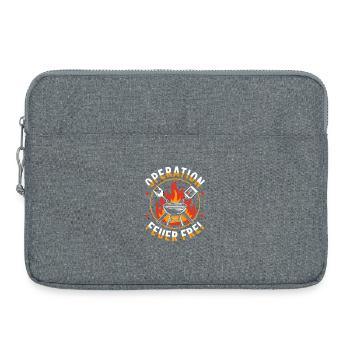  Operation Feuer Frei Grillmeister Motiv für - Laptoptasche 15" - Grau meliert - Vorne