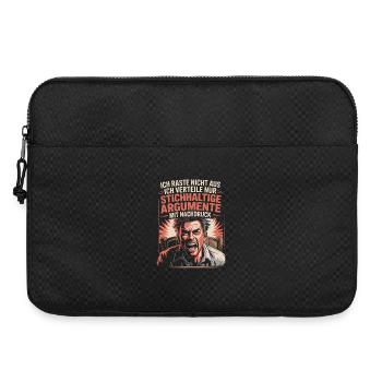 Convincing arguments emphatically - Laptop bag 15" - black - Front