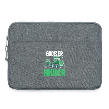 Big Brother Tractor Petits frères et sœurs aînés - Sacoche pour ordinateur portable 15 pouces - gris chiné - Devant