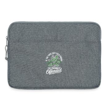 Gin si le sujet n’est pas assez froid - Sacoche pour ordinateur portable 15 pouces - gris chiné - Devant