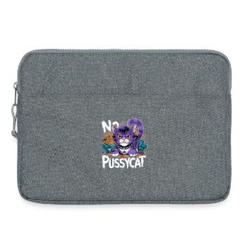 Pas de chat rebelle Chat Combattant - Sacoche pour ordinateur portable 15 pouces - gris chiné - Devant