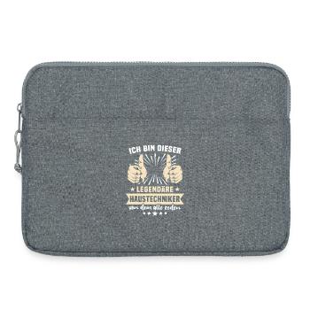Building Technician Sayings - Laptop bag 15" - heather grey - Front