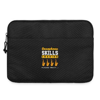Saxophone Skills Loading Please Wait - Laptop bag 15" - black - Front