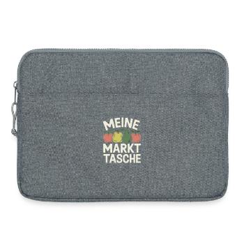 My Market Bag Fruit Market Motif Apples Pear - Laptop bag 15" - heather grey - Front