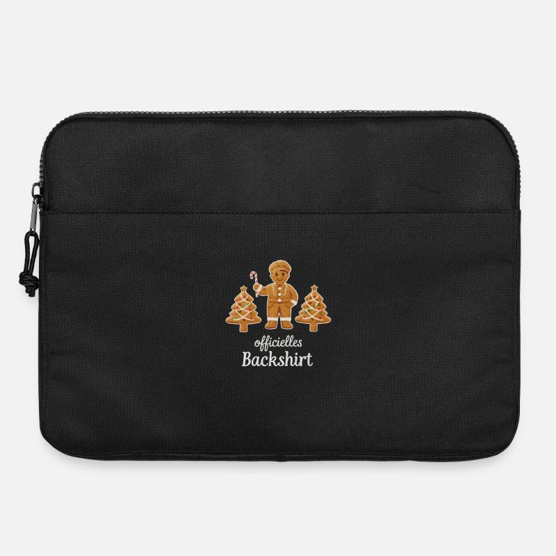 Plätzchen Backen Weihnachtszeit Kekse Lebkuchen - Laptoptasche 15" - Schwarz