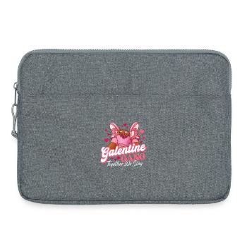 Galentine Gang Together We Slay Gals Friendship  - Laptop bag 15" - heather grey - Front
