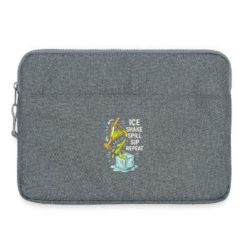 Shaker Steckt Fest Anfänger-mixologe - Laptoptasche 15" - Grau meliert - Vorne